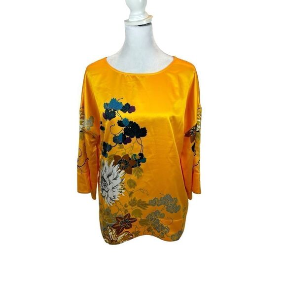 Ladies Soft Surroundings Zehra 3/4 Sleeve Top Size Small - Picture 3 of 10
